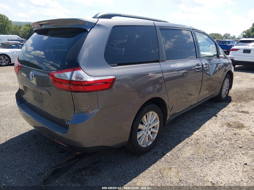 Vin: 5tddk3dc0fs120260, lot: 46319029, toyota sienna xle 7 passenger 20154