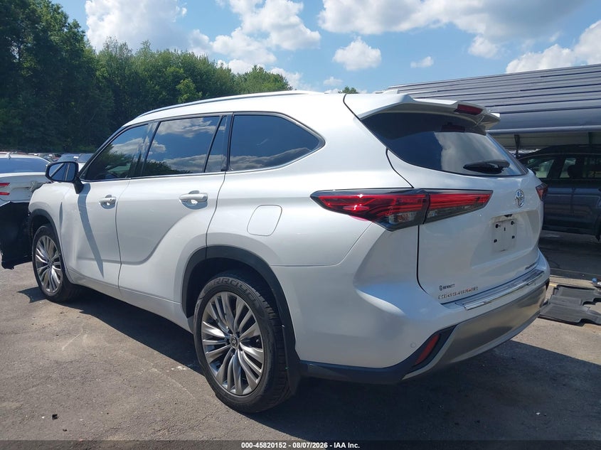 Vin: 5tdkdrbh1ps506514, lot: 46319033, toyota highlander platinum 20233