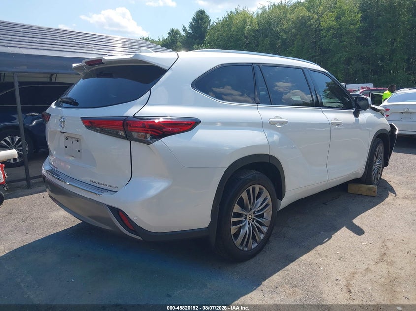 Vin: 5tdkdrbh1ps506514, lot: 46319033, toyota highlander platinum 20234