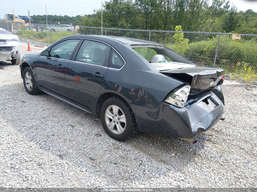 Vin: 2g1wf5e30d1256375, lot: 46319039, chevrolet impala ls 20133