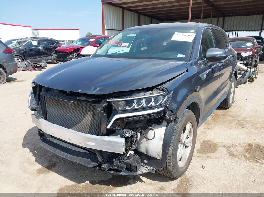 Vin: 5xyrgdlc4ng114200, lot: 46319044, kia sorento lx 20222