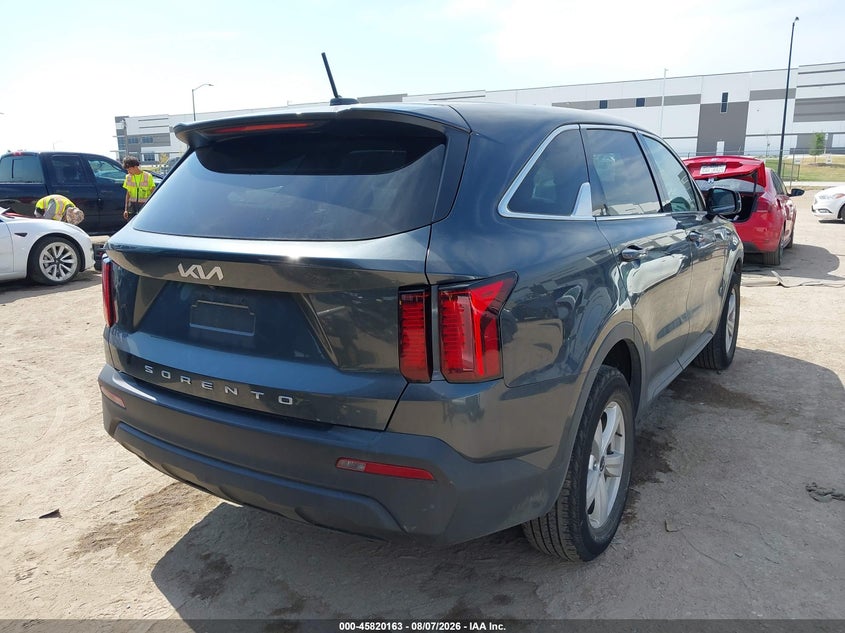 Vin: 5xyrgdlc4ng114200, lot: 46319044, kia sorento lx 20224