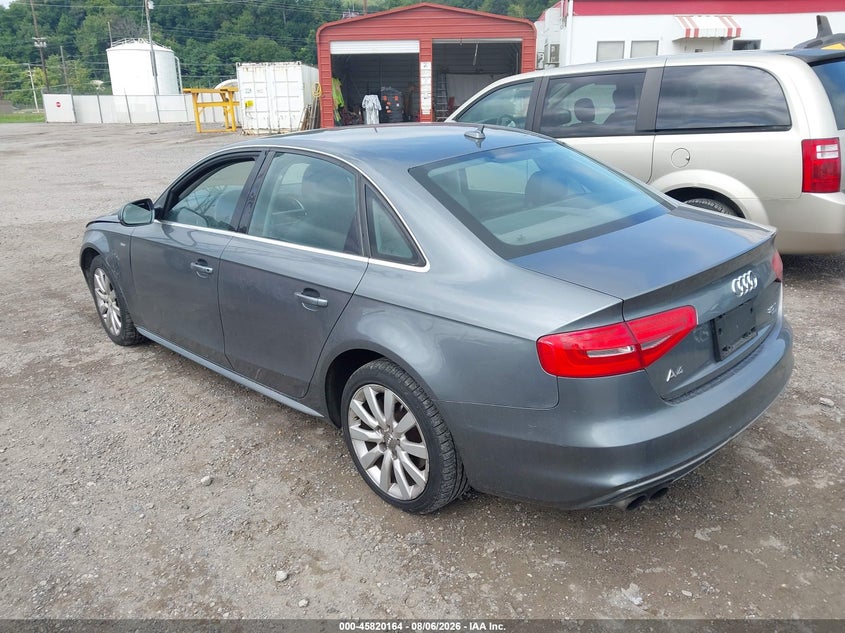 Vin: waubfafl6fn002603, lot: 46319045, audi a4 2.0t premium 20153