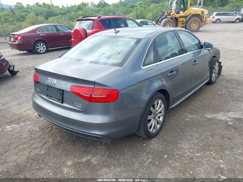 Vin: waubfafl6fn002603, lot: 46319045, audi a4 2.0t premium 20154