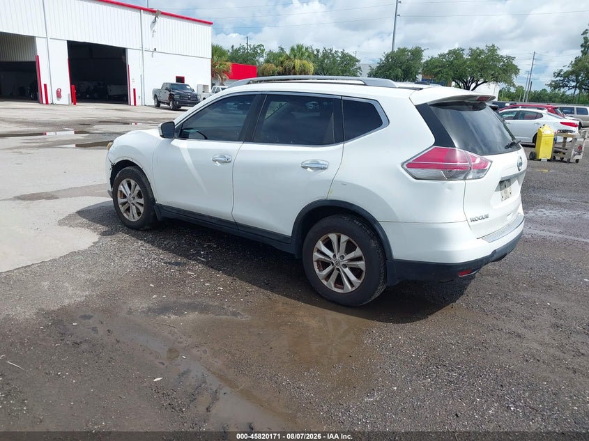 Vin: 5n1at2mt1fc816763, lot: 46319052, nissan rogue sv 20153