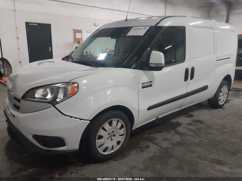 Vin: zfberfbt6g6b27015, lot: 46319060, ram promaster city tradesman slt 20162