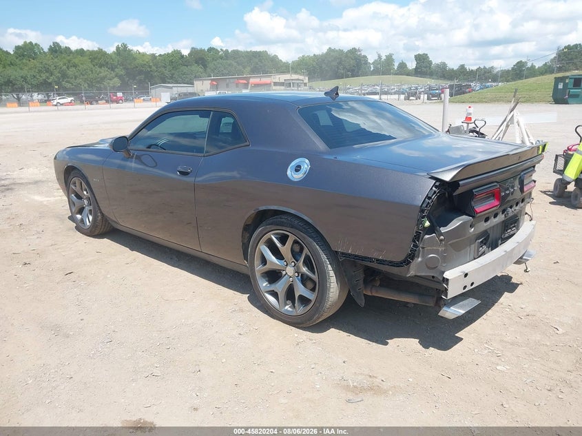 Vin: 2c3cdzbt1gh195615, lot: 46319085, dodge challenger r/t plus 20163