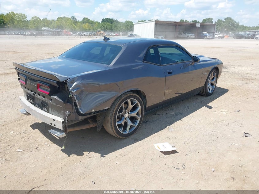 Vin: 2c3cdzbt1gh195615, lot: 46319085, dodge challenger r/t plus 20164