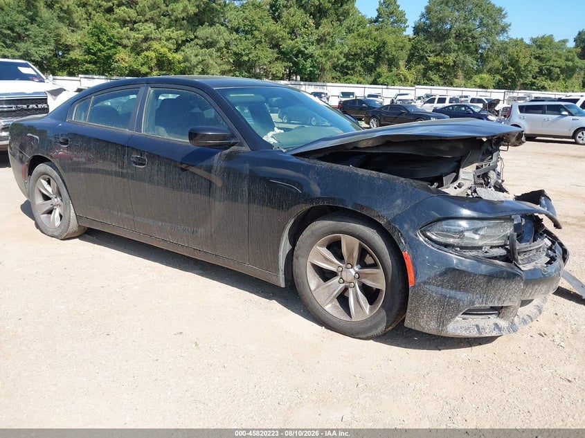 Vin: 2c3cdxhg5gh204105, lot: 46319104, dodge charger sxt 20161