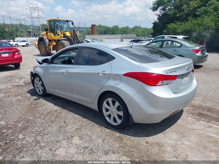 Vin: 5npdh4ae6dh289762, lot: 46319109, hyundai elantra limited 20133