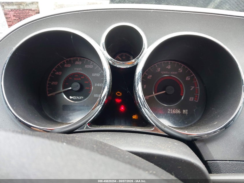 2007 PONTIAC SOLSTICE auction photo 7
