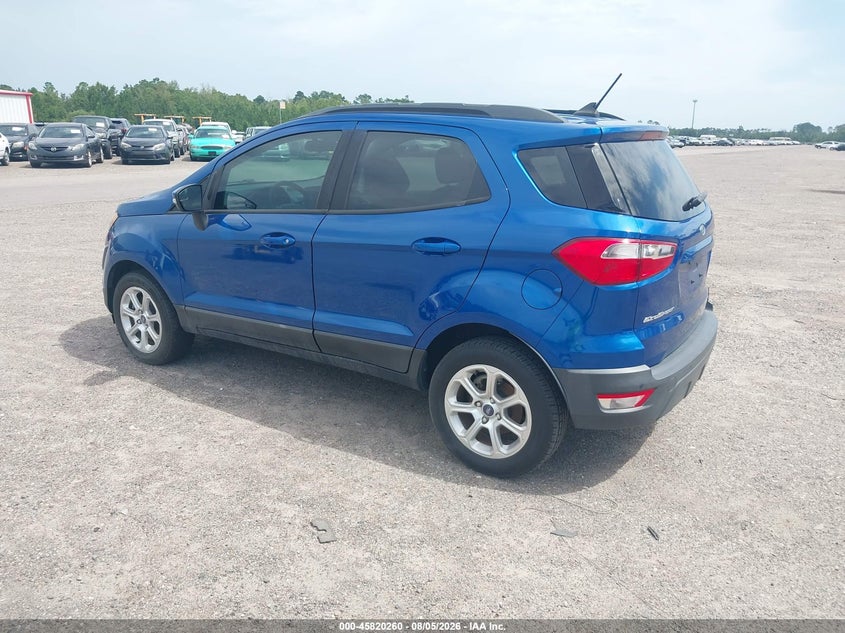 Vin: maj3s2ge5kc263631, lot: 46319141, ford ecosport se 20193