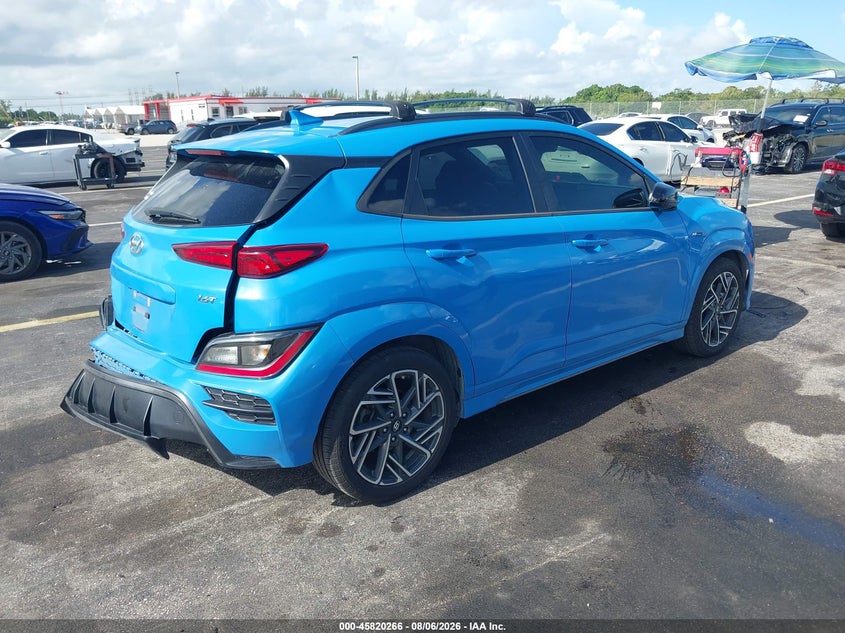 Vin: km8k33a32nu837788, lot: 46319147, hyundai kona n line 20224