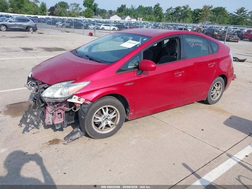 Vin: jtdkn3du4b1400911, lot: 46319150, toyota prius two 20112