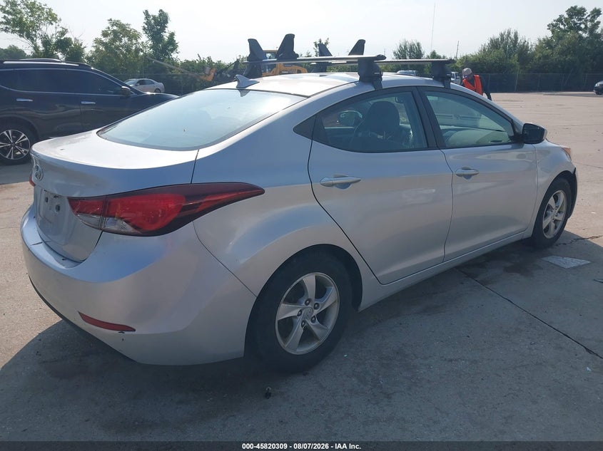 Vin: kmhdh4ae0fu323103, lot: 46319190, hyundai elantra se 20154
