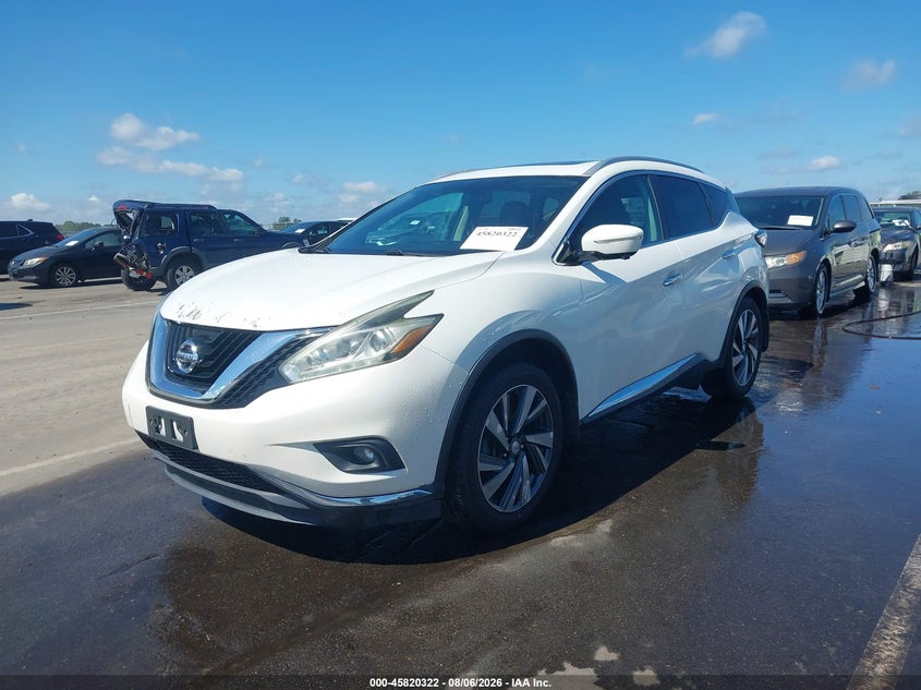 Vin: 5n1az2mg9fn231967, lot: 46319204, nissan murano platinum 20152