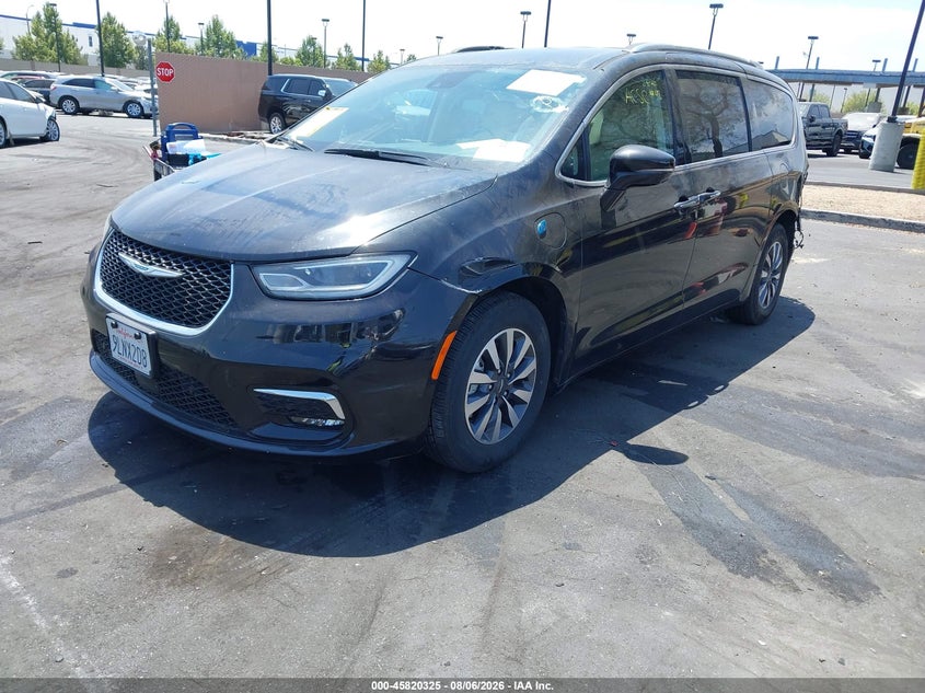 Vin: 2c4rc1l71mr585891, lot: 46319206, chrysler pacifica hybrid touring l 20212