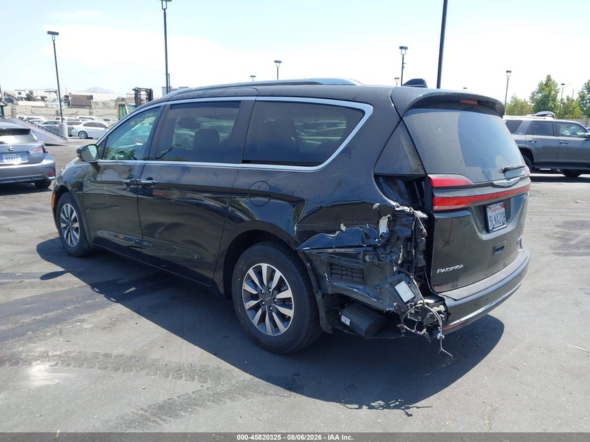 Vin: 2c4rc1l71mr585891, lot: 46319206, chrysler pacifica hybrid touring l 20213