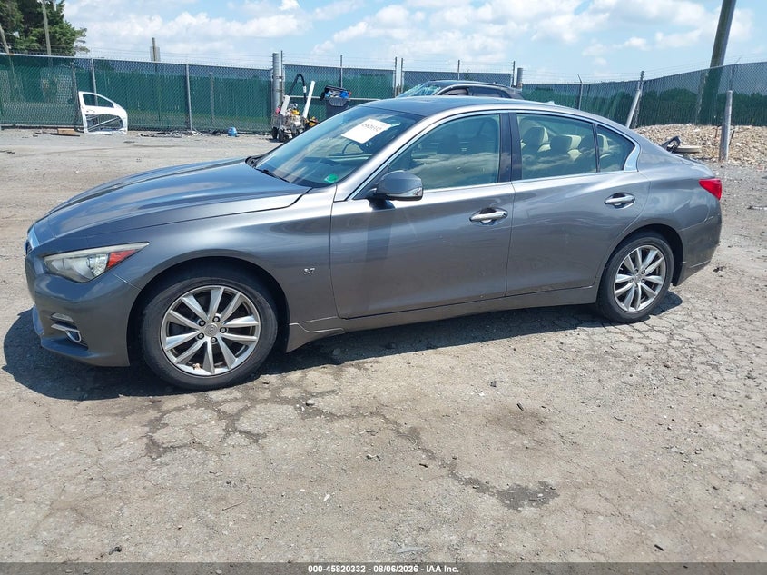 Vin: jn1bv7ar0fm414089, lot: 46319213, infiniti q50 premium 20152