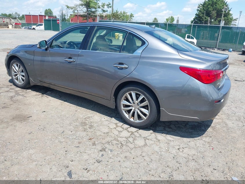 Vin: jn1bv7ar0fm414089, lot: 46319213, infiniti q50 premium 20153