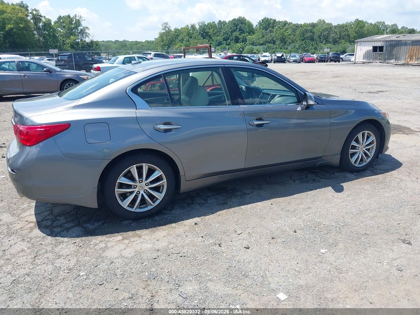 Vin: jn1bv7ar0fm414089, lot: 46319213, infiniti q50 premium 20154