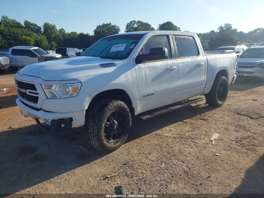 Vin: 1c6srfft8ln110456, lot: 46319214, ram 1500 big horn  4x4 5'7 box 20202