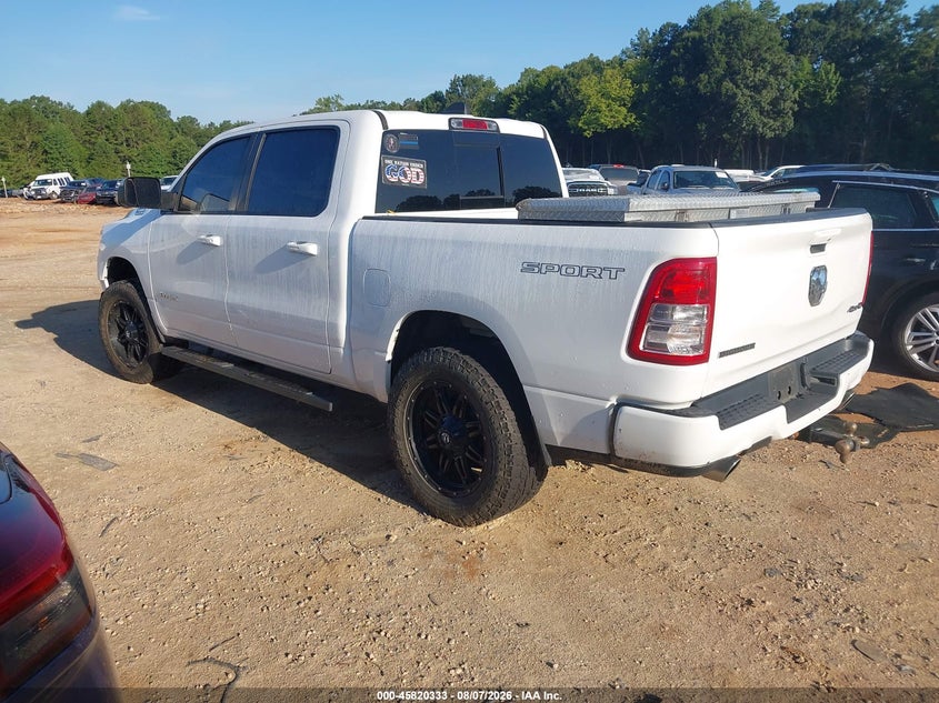 Vin: 1c6srfft8ln110456, lot: 46319214, ram 1500 big horn  4x4 5'7 box 20203