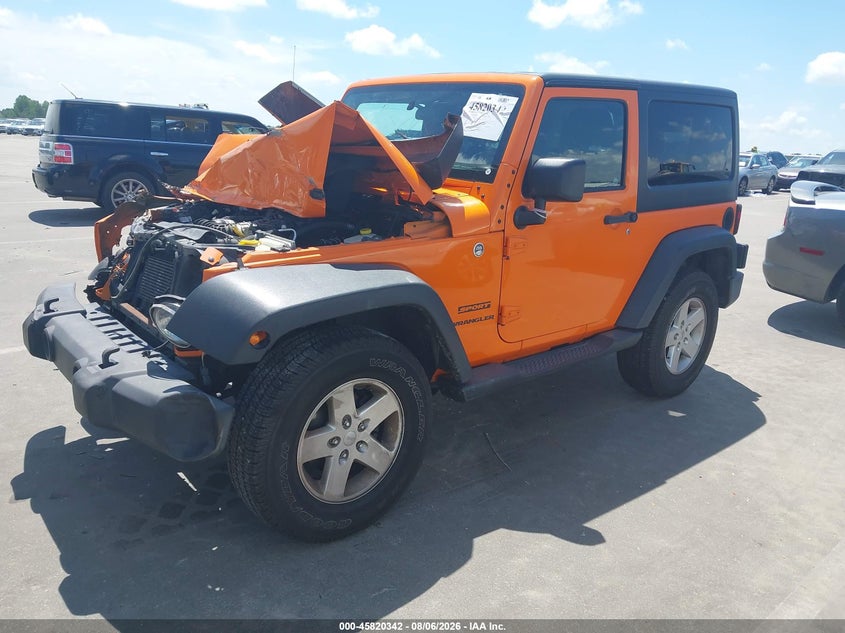 Vin: 1c4ajwag2cl247510, lot: 46319223, jeep wrangler sport 20122