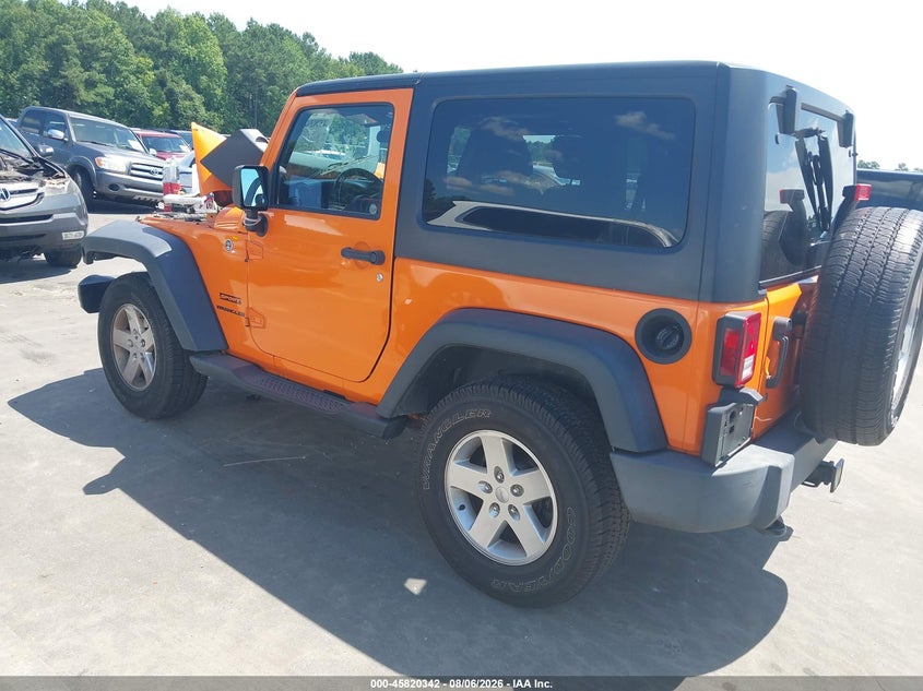 2012 JEEP WRANGLER auction photo 3