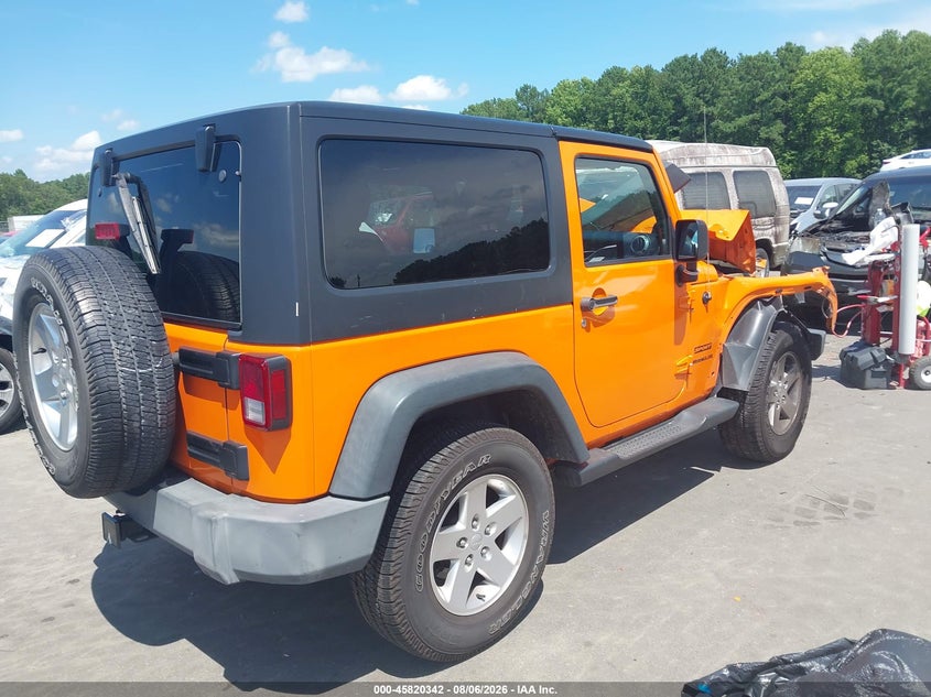2012 JEEP WRANGLER auction photo 4