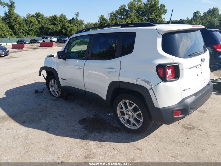 Vin: zacnjdb11npn49334, lot: 46319237, jeep renegade latitude 4x4 20223