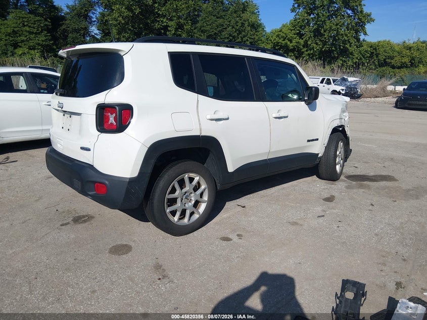 Vin: zacnjdb11npn49334, lot: 46319237, jeep renegade latitude 4x4 20224