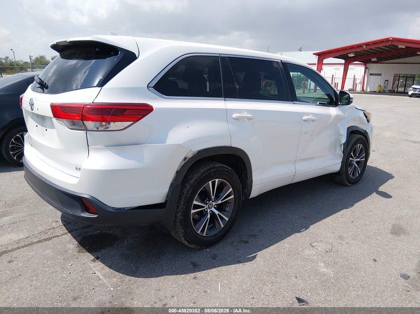 Vin: 5tdzzrfh5hs199022, lot: 46319263, toyota highlander le plus 20174