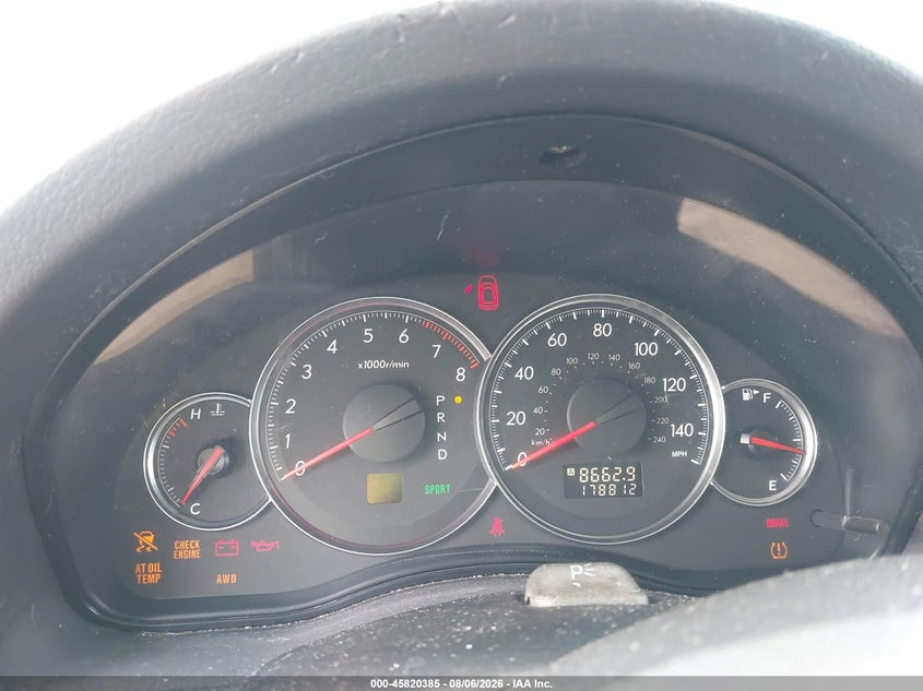 2008 SUBARU OUTBACK auction photo 7