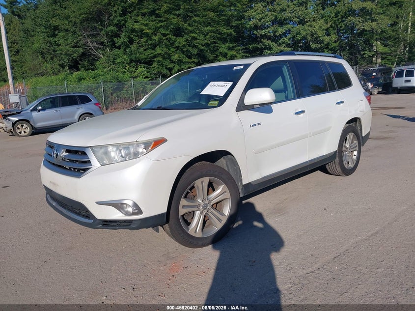 Vin: 5tddk3eh0ds178781, lot: 46319283, toyota highlander limited v6 20132