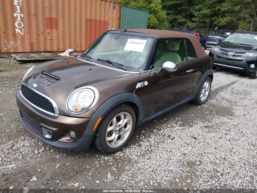 2011 MINI Cooper, Обычный износ, IAAI, VIN WMWZP3C54BTX84421 — фото 2