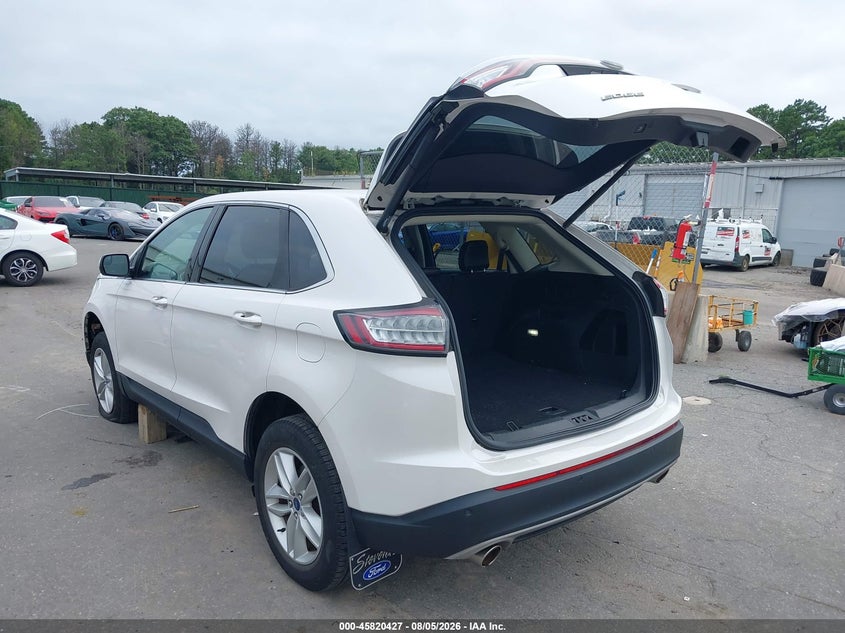 Vin: 2fmpk4j86jbb02144, lot: 46319308, ford edge sel 20183
