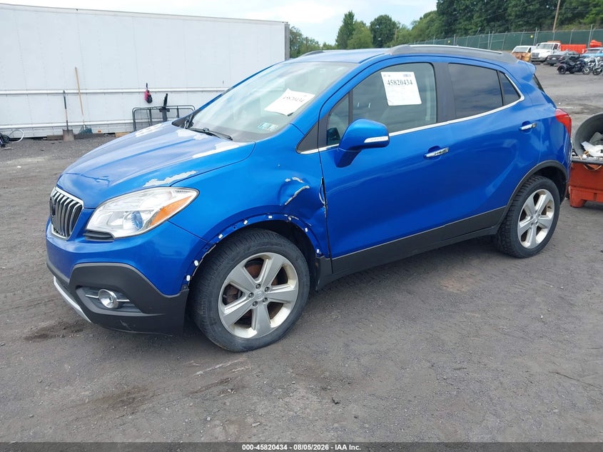 Vin: kl4cjfsb6fb134935, lot: 46319315, buick encore convenience 20152