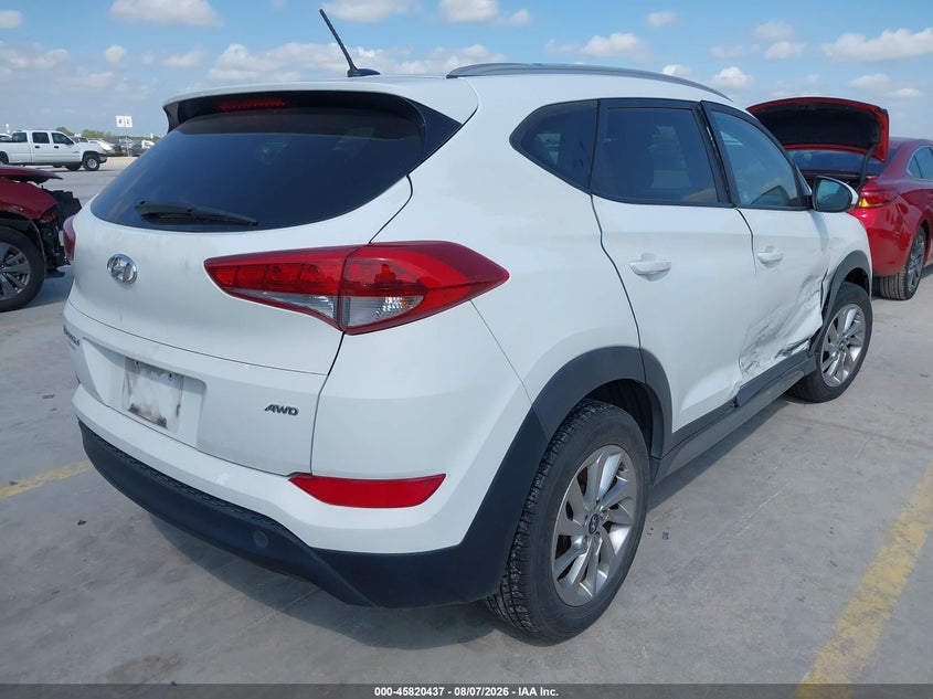 Vin: km8j3ca46hu373607, lot: 46319318, hyundai tucson se 20174