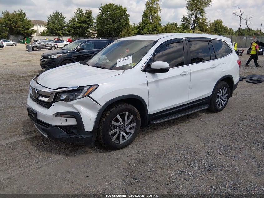 Vin: 5fnyf5h57mb023751, lot: 46319339, honda pilot 2wd ex-l 20212
