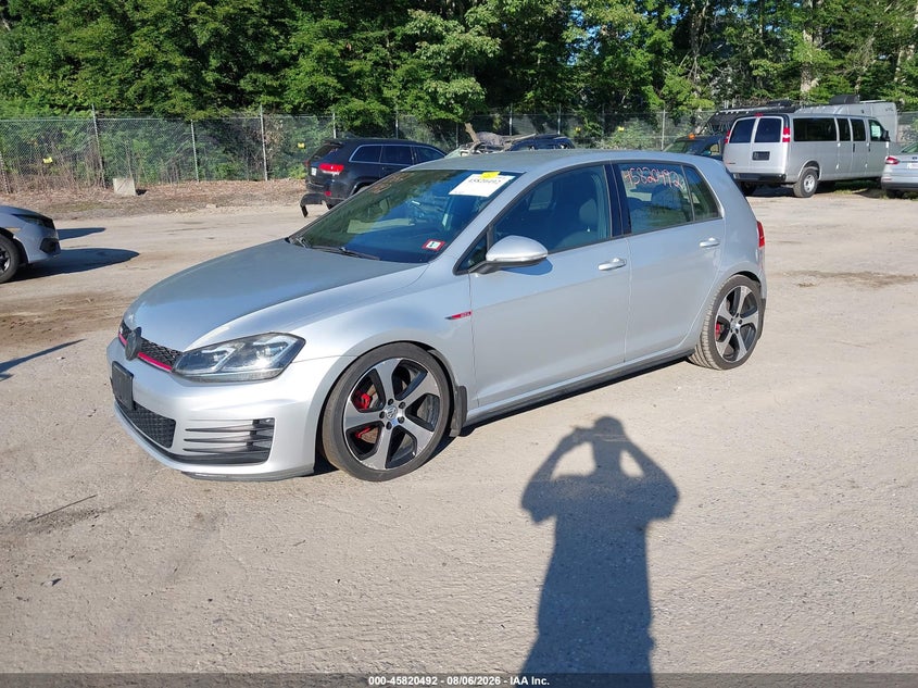 Vin: 3vw5t7au6fm015886, lot: 46319373, volkswagen golf gti 2.0t s 4-door 20152