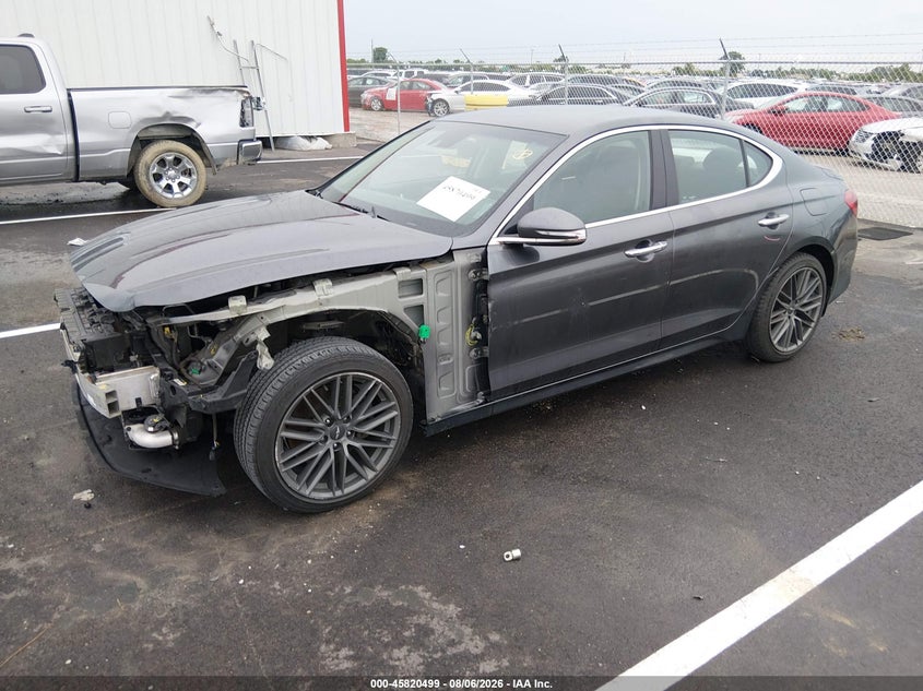 Vin: kmtg64la1ku044353, lot: 46319380, genesis g70 2.0t advanced 20192