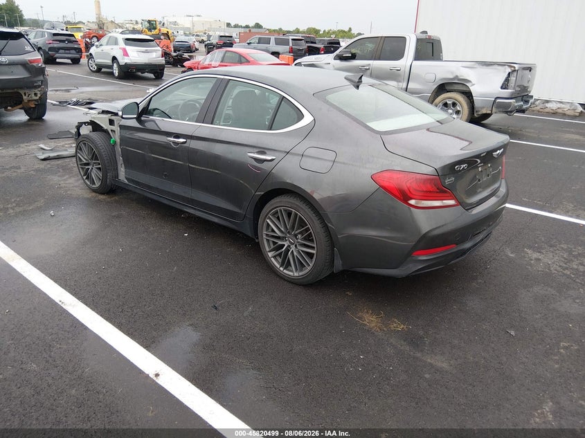 Vin: kmtg64la1ku044353, lot: 46319380, genesis g70 2.0t advanced 20193