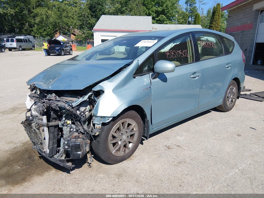 Vin: jtdzn3eu1hj071168, lot: 46319382, toyota prius v two 20172