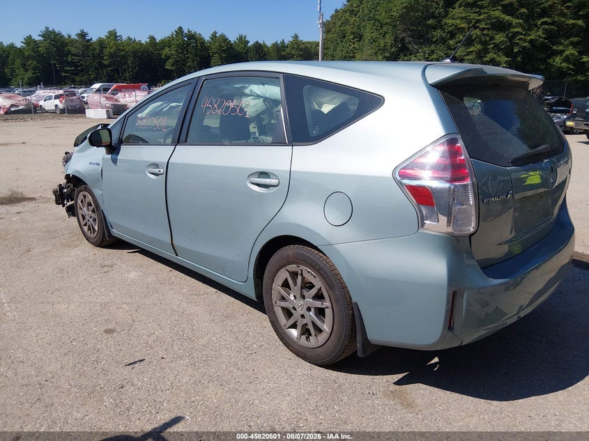 Vin: jtdzn3eu1hj071168, lot: 46319382, toyota prius v two 20173