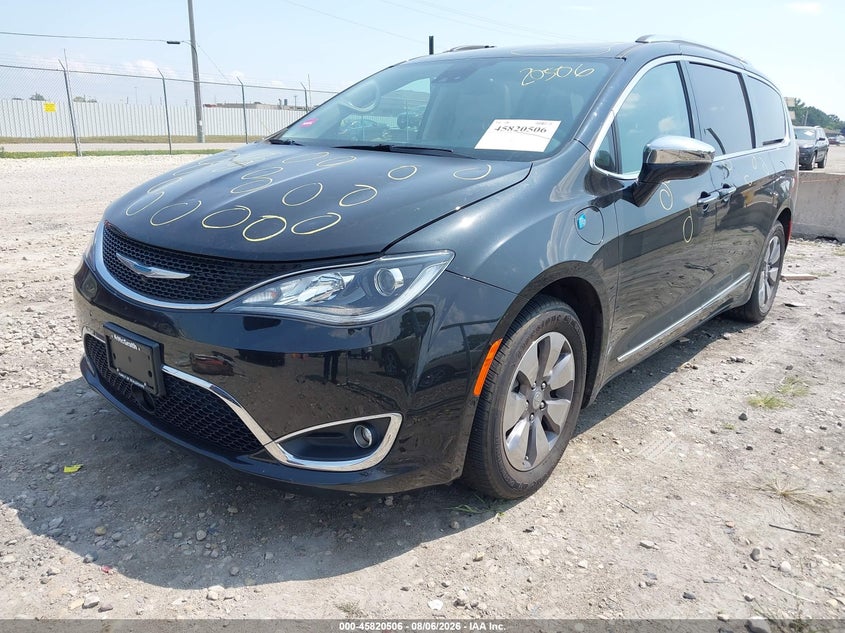 Vin: 2c4rc1n75lr230279, lot: 46319387, chrysler pacifica hybrid limited 20202