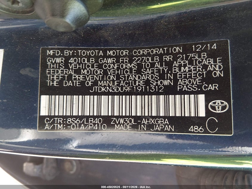 TOYOTA PRIUS - zdjęcie 9