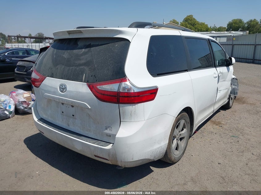 Vin: 5tdkk3dc2fs571228, lot: 46319420, toyota sienna le 8 passenger 20154
