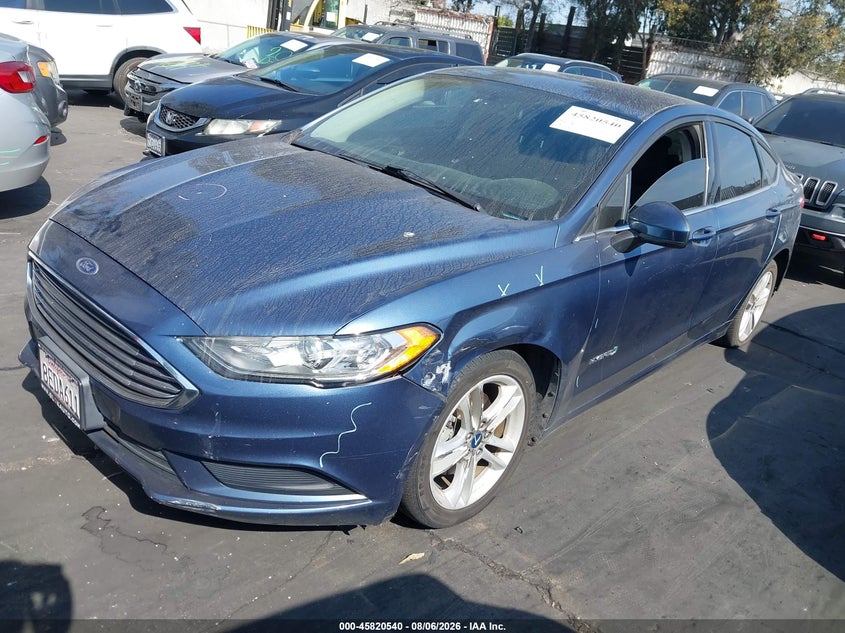 Vin: 3fa6p0lu2jr246172, lot: 46319421, ford fusion hybrid se 20182