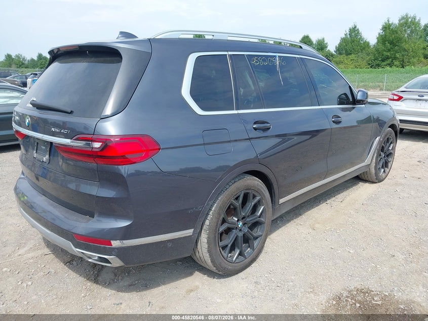 Vin: 5uxcw2c08l9b32167, lot: 46319427, bmw x7 xdrive40i 20204